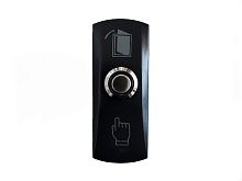 Кнопка Optimus "Выход" – NO/NC (металл) черная