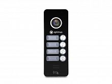 Панель видеодомофона Optimus DSH-1080/4 (чёрная)