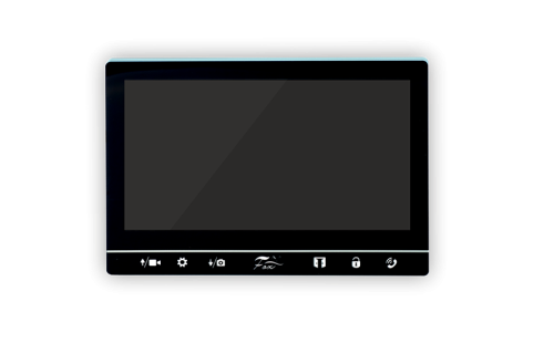 Комплект Fox видеодомофон FX-HVD70U (ТУЯ 7)  и вызывную панель FX-CP40C